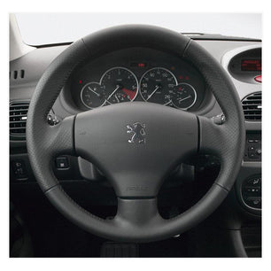 MEWANT steering wheel cover for Peugeot 206 2001-2009 / 206 CC 2001-2007 / 206 SW 2002-2007