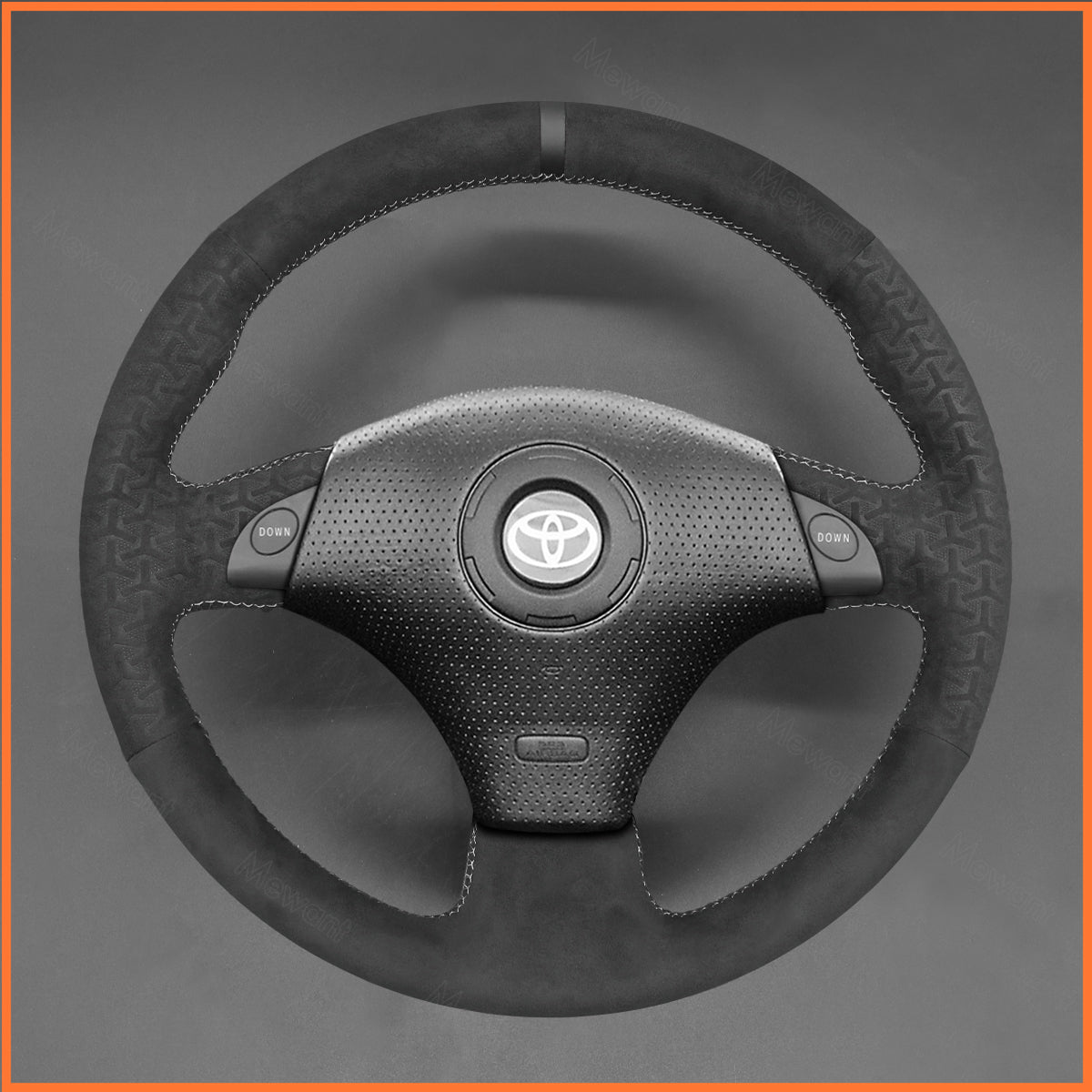 MEWANT Lenkradbezug für Toyota RAV4 1998-2003 / Celica 1999-2006 / MR2 1999-2007 / MR-S 1999-2007 / Supra 1996-2002 / Caldina 1997-2002