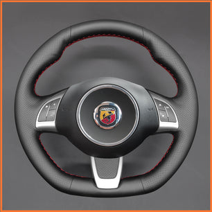 MEWANT Lenkradbezug für Fiat Abarth 500 500C 595 595C Fiat 500 (GQ/S) 500C (S)
