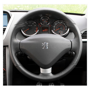 MEWANT steering wheel cover for Peugeot 207 2010-2012 / 207 CC 2007-2015 / 207 SW 2011-2013