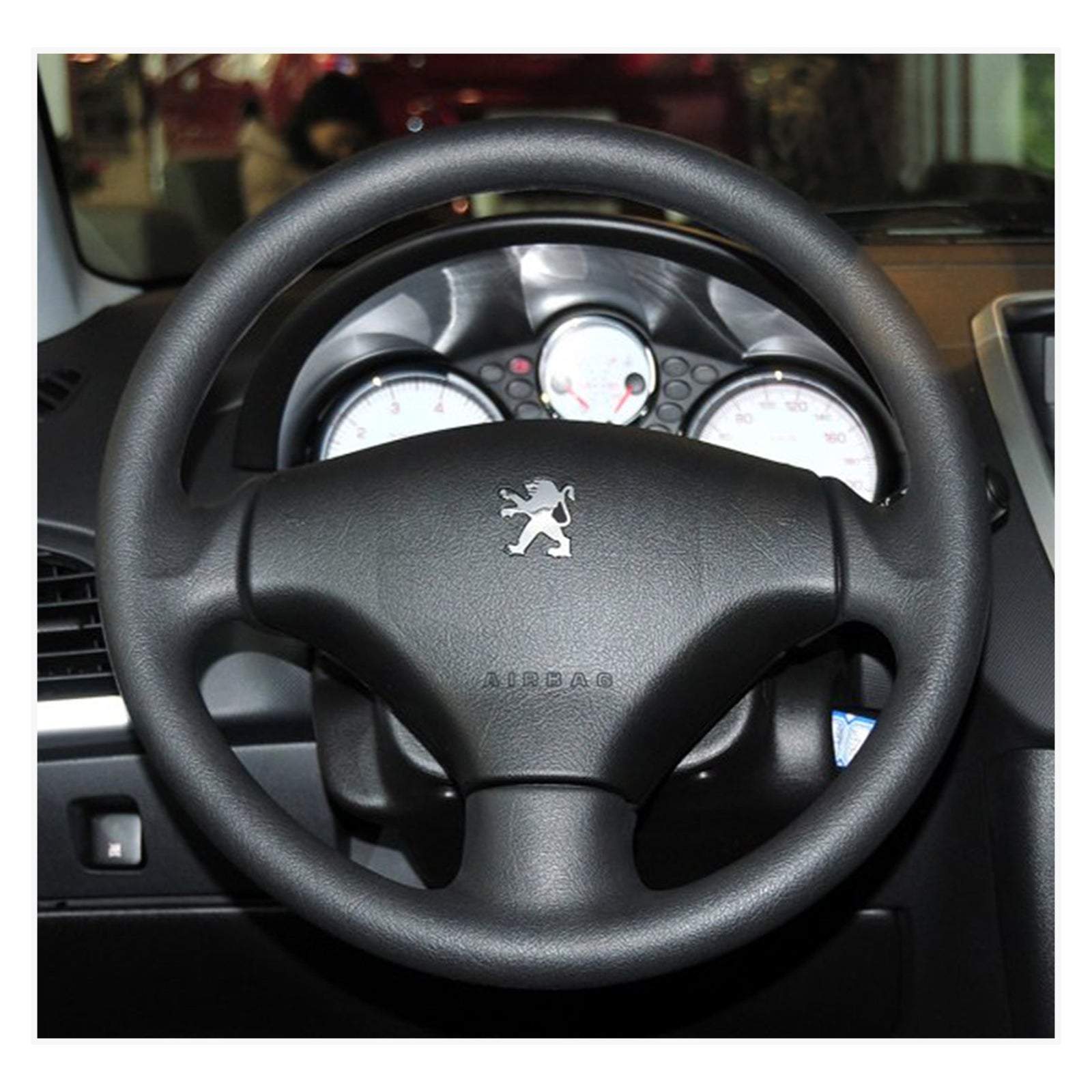 MEWANT steering wheel cover for Peugeot 206 2007-2009 / Peugeot 207