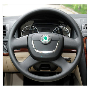 MEWANT Lenkradbezug für Skoda Octavia 2009-2013 / Skoda Citigo 2011-2012 /  Skoda Roomster  / Skoda Fabia / Superb 2008-2013