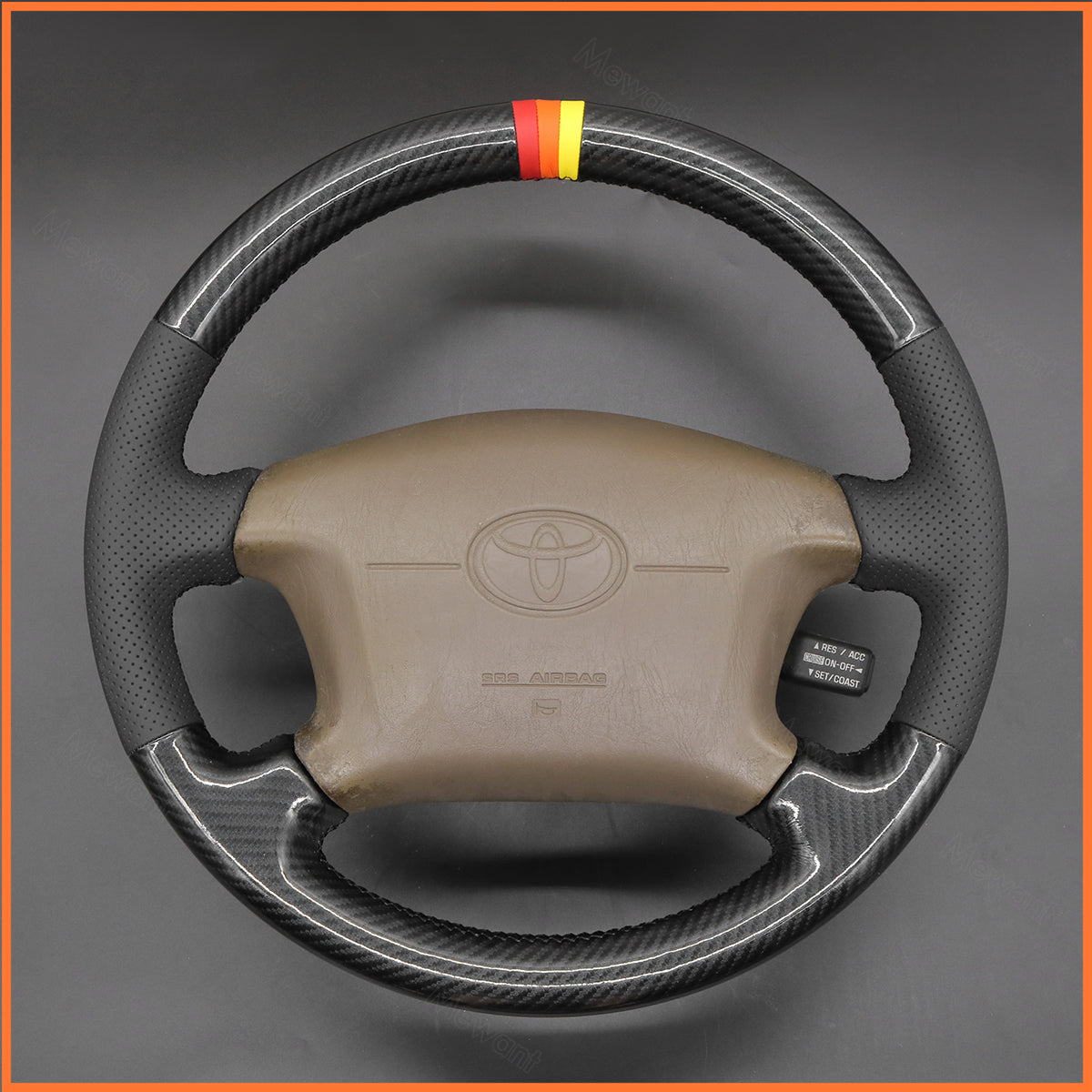 MEWANT Lenkradbezug für Toyota Camry 1998-2002 / Corolla 1998-2001 / 4Runner 1998-2002 Lenkradhülle