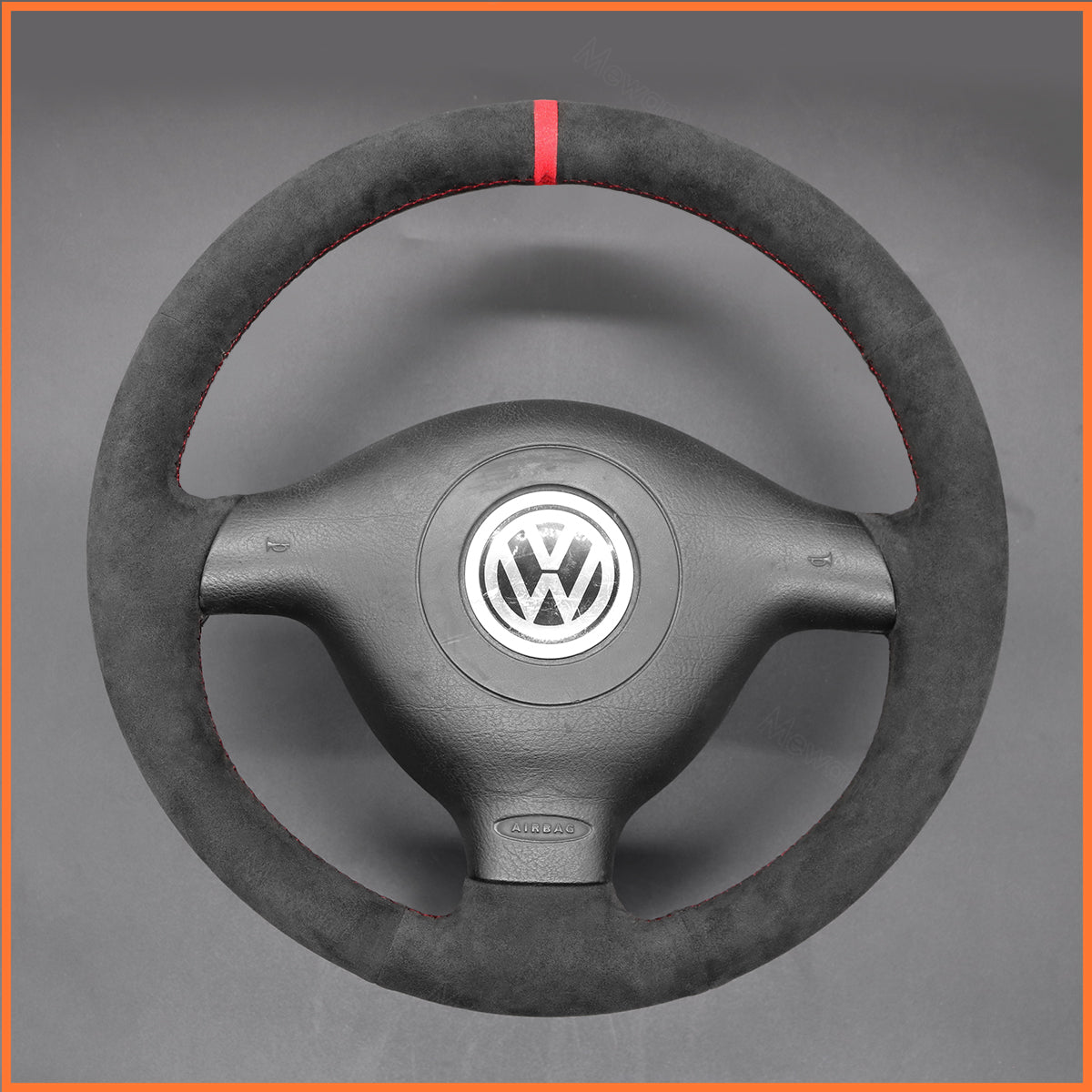 MEWANT Lenkradbezug für VW Golf 4 Passat B5 Variant Polo Bora Sharan