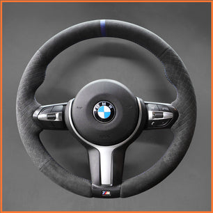 MEWANT Lenkradbezug für BMW (M Sport) 1 Series F20 F21 2 Series F45 3 Series F30 4 Series F32 5 Series F10 6 Series F12