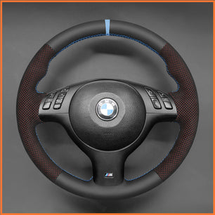MEWANT Lenkradbezug für BMW 3 Series E46 E46 E45 2000-2004 / 5 Series E39 M3 E46 M5 E39 2000-2003