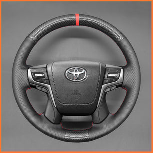 MEWANT Lenkradbezug für Toyota Land Cruiser 200 Series (J200) 2015-2021 / Land Cruiser 150 Series (J150) 2017-2024