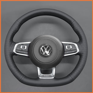 MEWANT Lenkradbezug für Volkswagen VW Golf Jetta Polo Scirocco Arteon Passat Tiguan T-Roc（