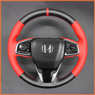 MEWANT Steering Wheel Cover for Honda Civic 10 2017-2020 / CR-V CRV 2018-2020