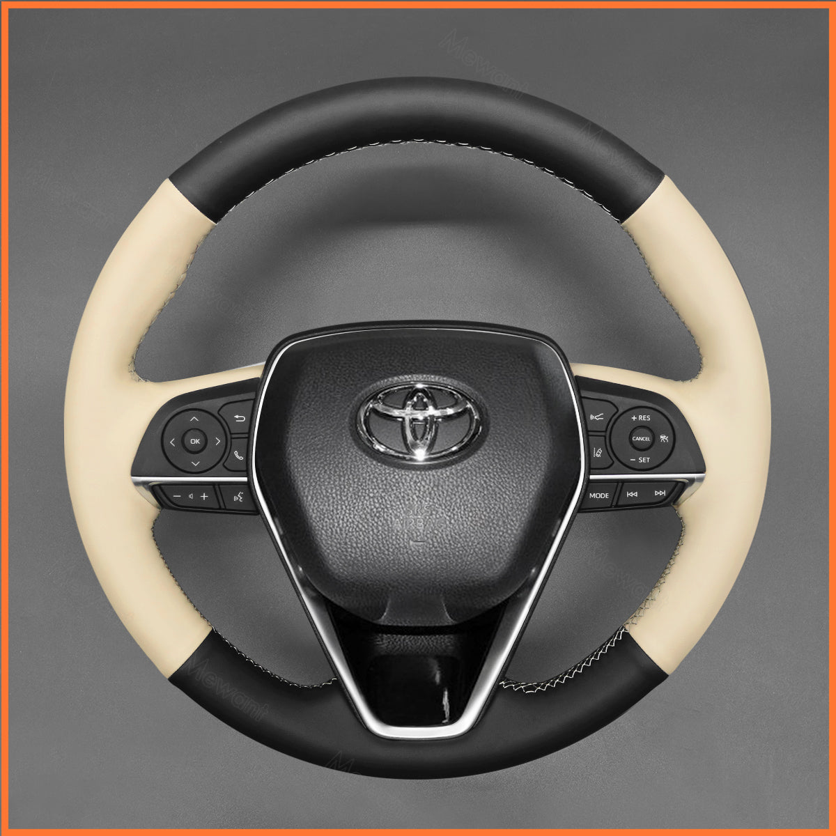 MEWANT Lenkradbezug für Toyota Corolla XII (E210) / Corolla Cross  / Camry / RAV4