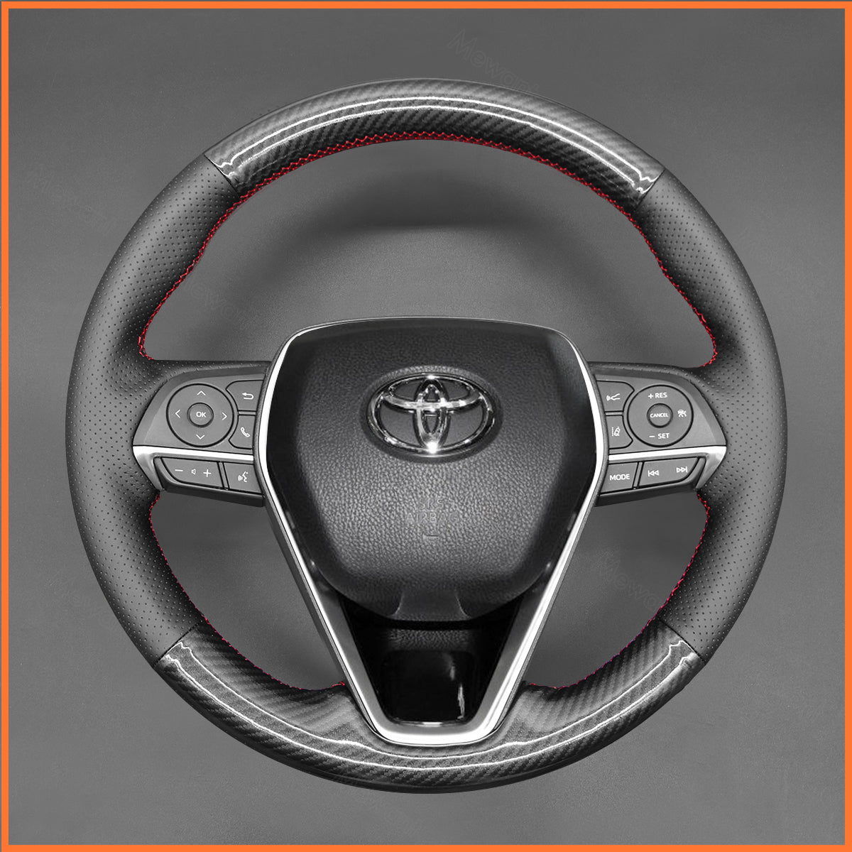 MEWANT Lenkradbezug für Toyota Corolla XII (E210) / Corolla Cross  / Camry / RAV4