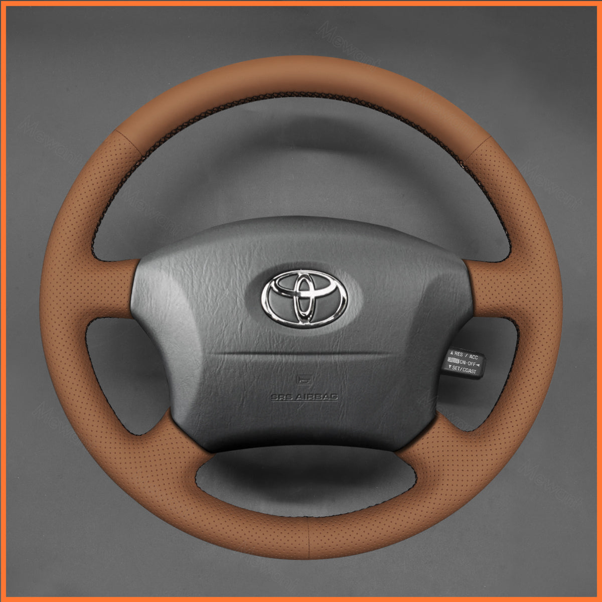 MEWANT Lenkradbezug für Toyota Land Cruiser 1996-2002 / Land Cruiser Prado 1996-2002