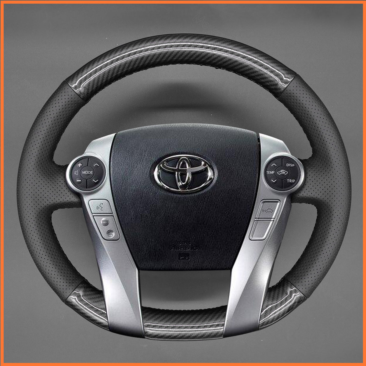 MEWANT Lenkradbezug für Toyota Prius 30(XW30) 2009-2015 / Prius+ 2011-2020 / Prius C 2011-2020 / Prius V 2011-2020 / Aqua 2014-2015