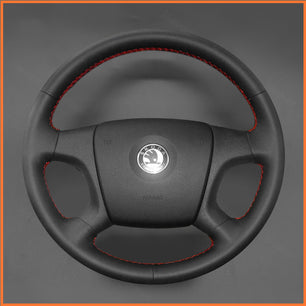 MEWANT Lenkradbezug für Skoda Fabia 2005-2009 / Skoda Octavia 2004-2009 / Roomster / Superb 2006-2008