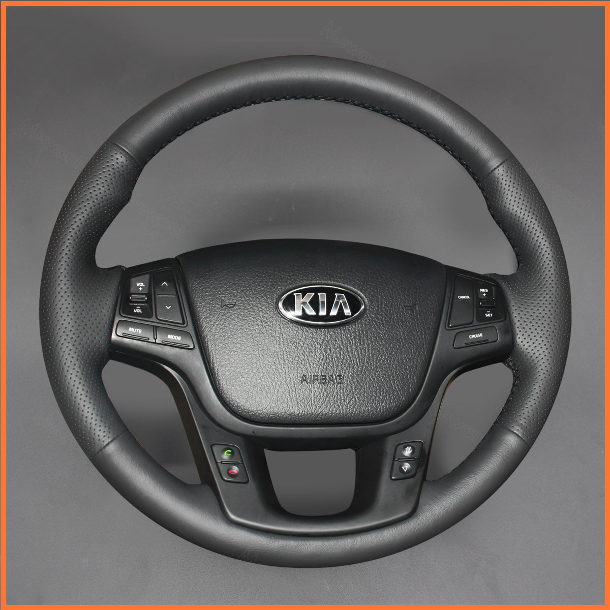 MEWANT steering wheel cover for Kia Sorento 2 2009-2015