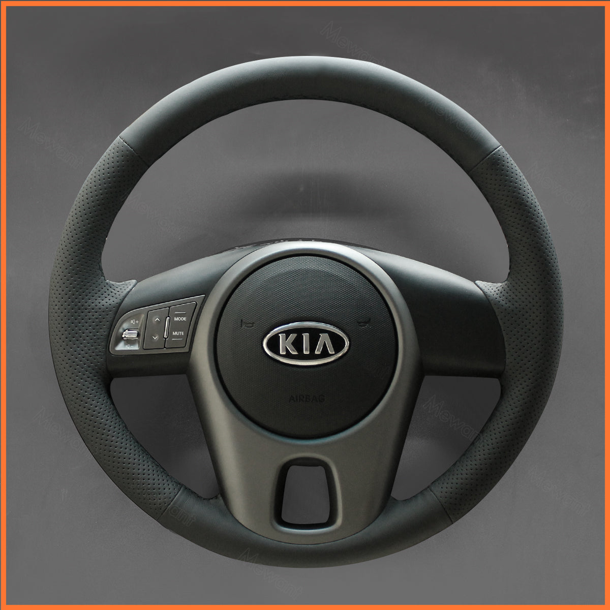 MEWANT Lenkradbezug für Kia Picanto 2009-2011 / Rio 2 2009-2011 / Venga 2010-2019 / Soul 2009-2014