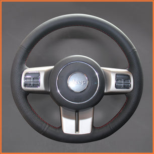 MEWANT Lenkradbezug für Jeep Cherokee IV(KK) / Grand Cherokee IV(WK2) / Compass I(MK49) / Patriot / Wrangler (JK)