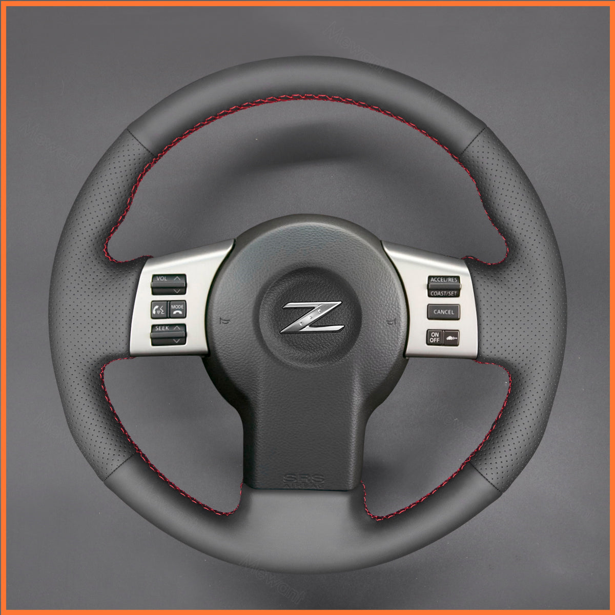MEWANT Steering Wheel Cover for Nissan 350Z 2002-2009 / Infiniti FX FX45 2004-2008