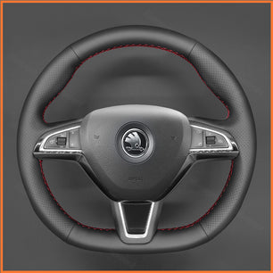 MEWANT Lenkradbezug für Skoda Octavia Fabia Kodiaq Citigo Superb Scala 2016-2019