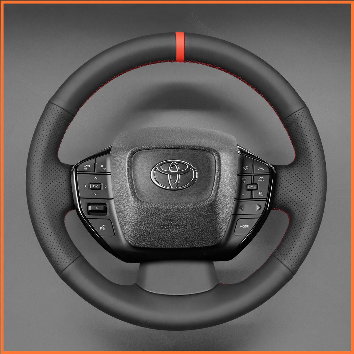 MEWANT Lenkradbezug für Toyota Prius VI (XW60) 2023-2024 / bZ4X 2022-2024