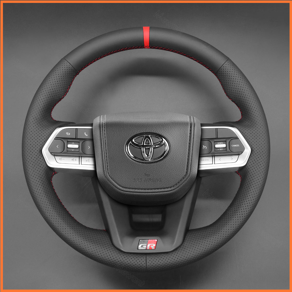 MEWANT Lenkradbezug für Toyota Land Cruiser 300 Series (J300/LC300) 2022-2024