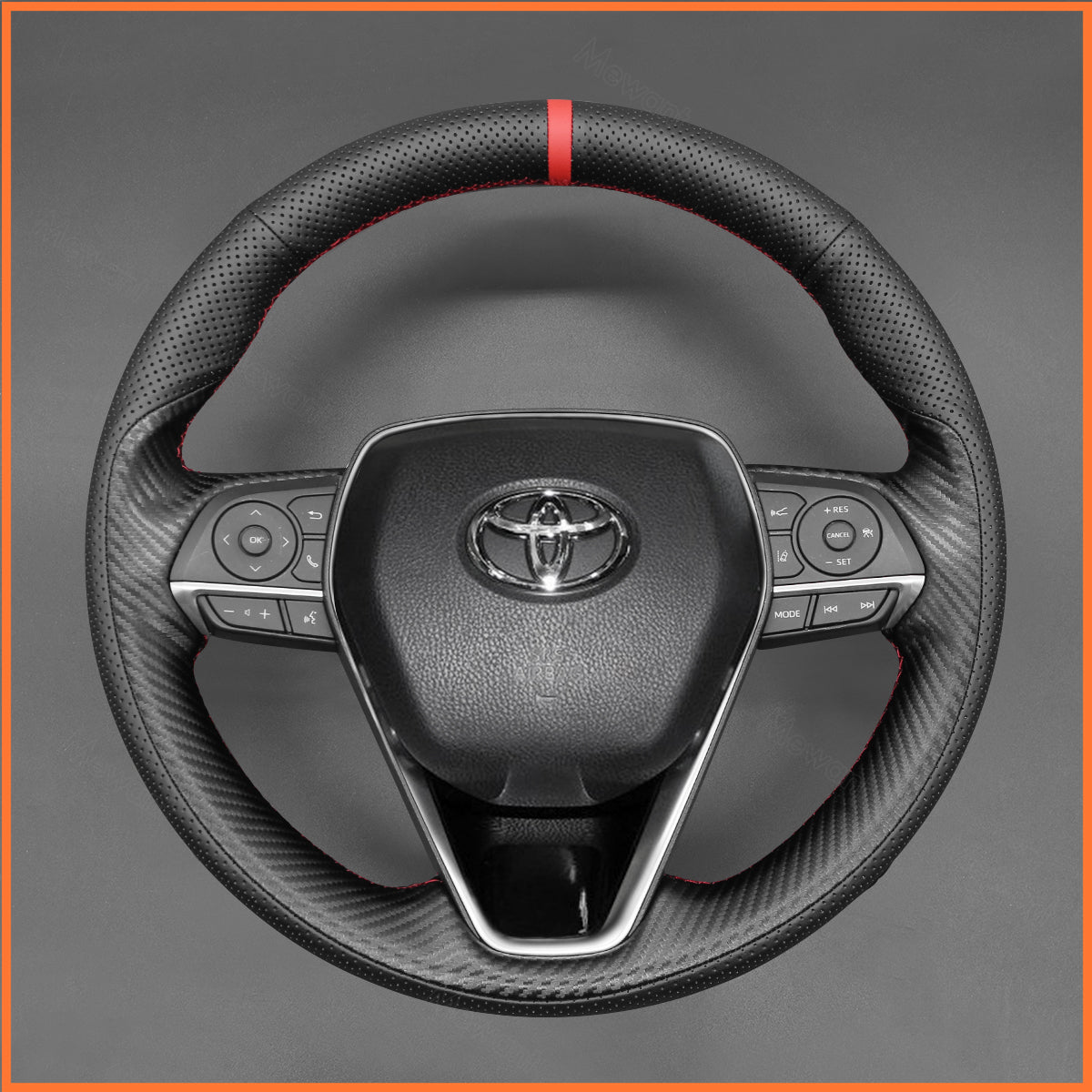 MEWANT Lenkradbezug für Toyota Corolla XII (E210) / Corolla Cross  / Camry / RAV4
