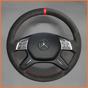 MEWANT steering wheel cover for Benz E-Class E300 GL-Class GL 350 400 500 550 M-Class ML 300 320 350 400 500 550