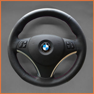 MEWANT Lenkradbezug für BMW E87 E81 E82 E88 E82 E90 E91  E92 E93