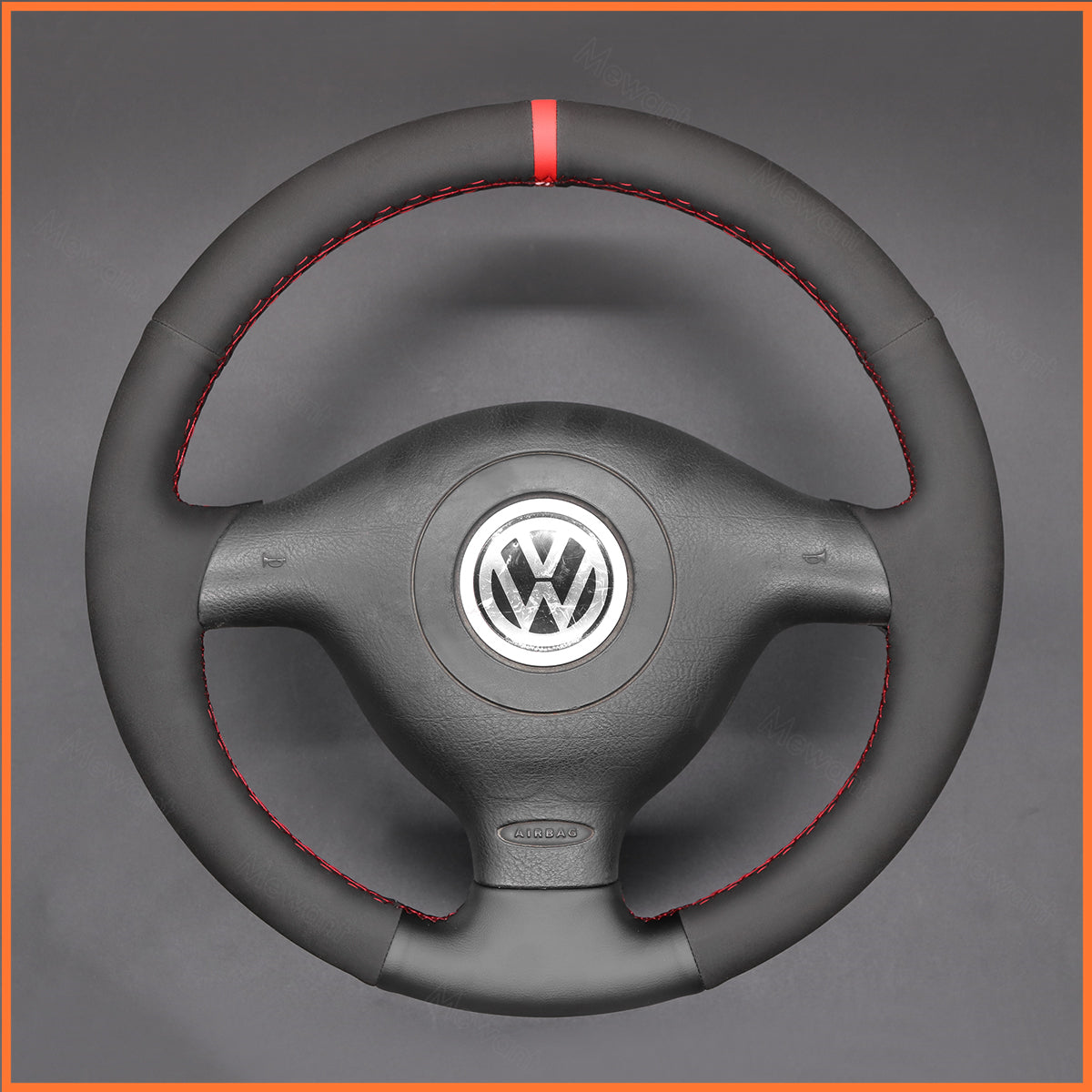 MEWANT Lenkradbezug für VW Golf 4 Passat B5 Variant Polo Bora Sharan