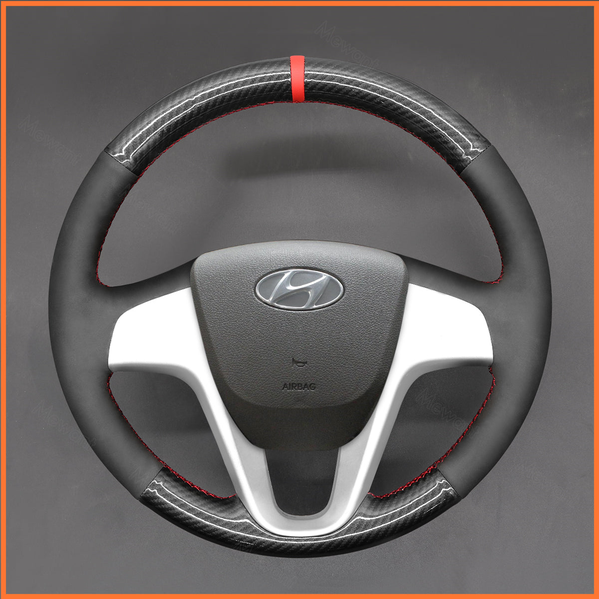 MEWANT Lenkradbezug für Hyundai i20 2008-2014
