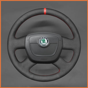 MEWANT Lenkradbezug für Skoda Octavia 2009-2013 / Skoda Citigo 2011-2012 /  Skoda Roomster  / Skoda Fabia / Superb 2008-2013