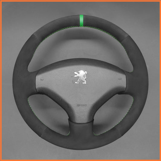 MEWANT steering wheel cover for Peugeot 308 2007-2013 / 308 SW 2008-2014 / 3008 2009-2016 / 5008 2009-2017