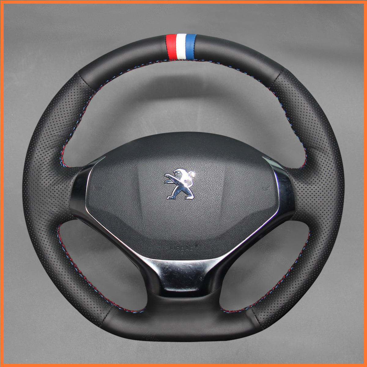 MEWANT steering wheel cover for Peugeot 3008 2013-2015