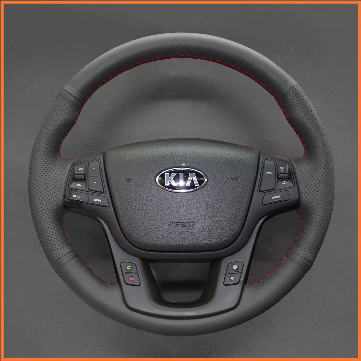 MEWANT steering wheel cover for Kia Sorento 2 2009-2015