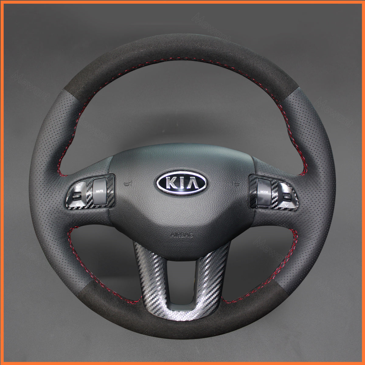 MEWANT steering wheel cover for Kia Sportage 3 2010-2016 / Ceed Cee'd 2009-2013 / Proceed Pro ceed 2009-2013