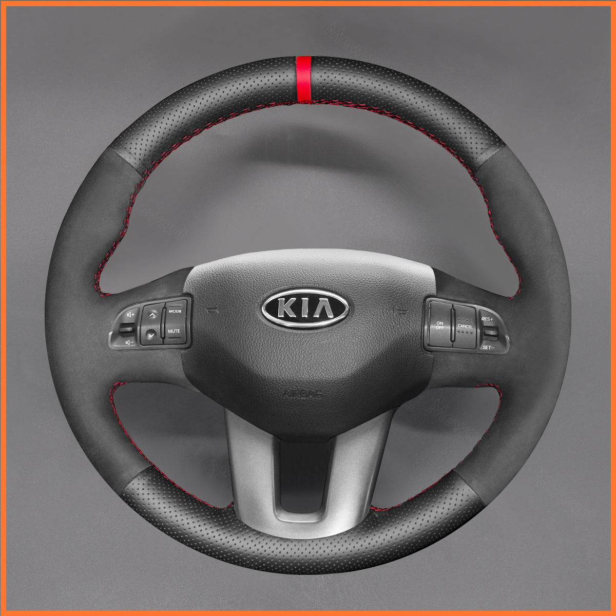 MEWANT steering wheel cover for Kia Sportage 3 2010-2016 / Ceed Cee'd 2009-2013 / Proceed Pro ceed 2009-2013