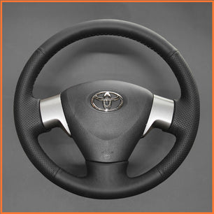 MEWANT Lenkradbezug für Toyota Corolla 2006-2010 / Auris 2006-2010 / Isis 2009-2011 / Aygo (UK) 2012-2014 / Ractis 2005-2010 / Matrix 2008-2010 / Sienta 2013-2015 / Noah (Voxy) 2007-2013