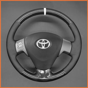 MEWANT Lenkradbezug für Toyota Corolla 2006-2010 / Auris 2006-2010 / Isis 2009-2011 / Aygo (UK) 2012-2014 / Ractis 2005-2010 / Matrix 2008-2010 / Sienta 2013-2015 / Noah (Voxy) 2007-2013