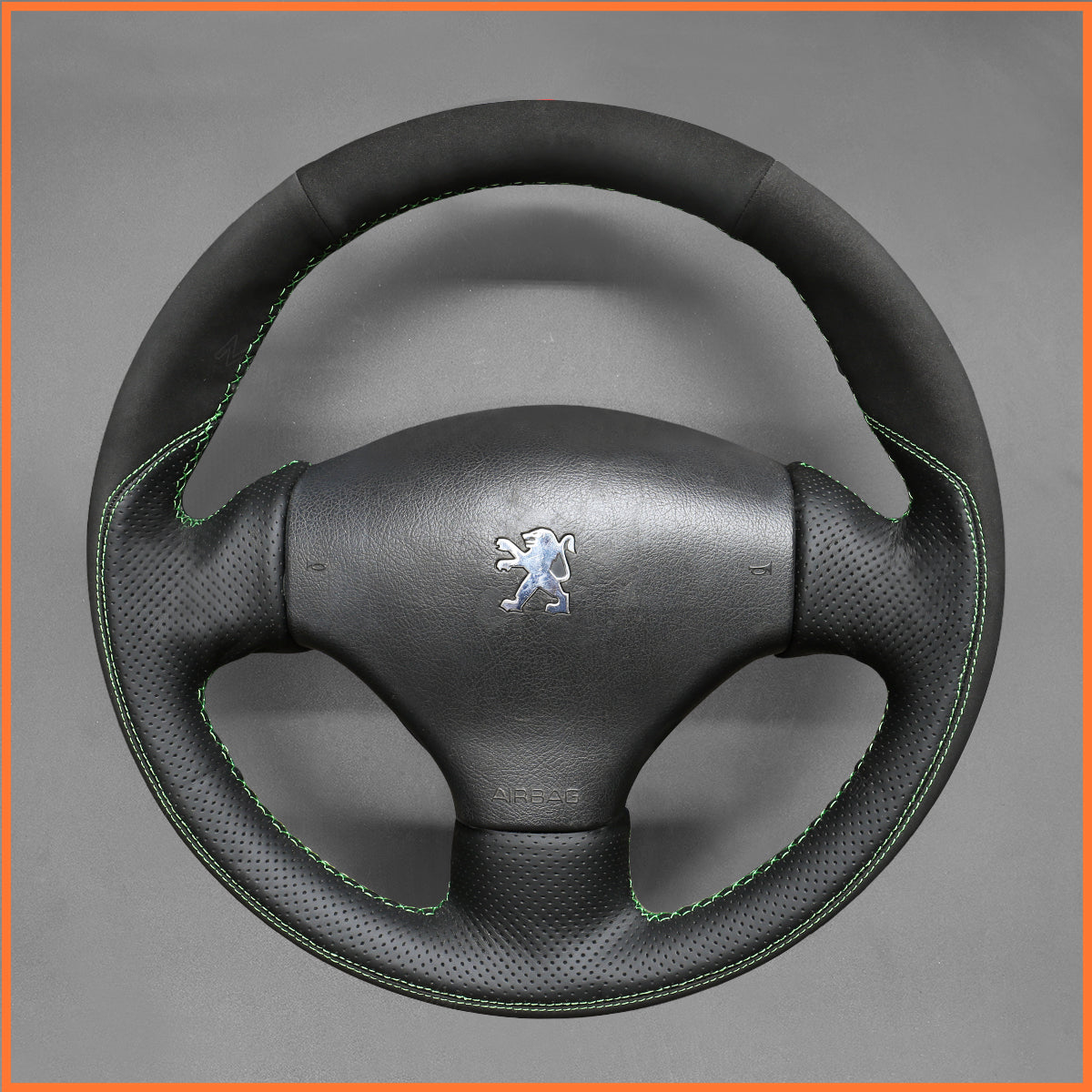 MEWANT steering wheel cover for Peugeot 206 2001-2009 / 206 CC 2001-2007 / 206 SW 2002-2007