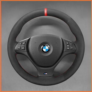 MEWANT Lenkradbezug für BMW BMW X5 E70 (M Sport) 2006-2013 / X5 M50d 2012-2013 /  X6 E71  M50d X5 X6 M E71