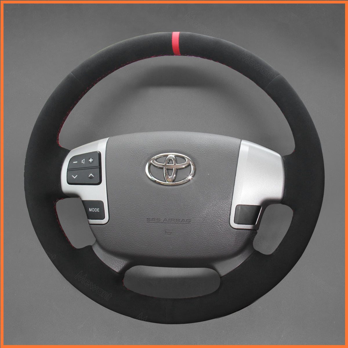 MEWANT Lenkradbezug für Toyota Land Cruiser (200 Series) 2007-2015 / Land Cruiser (70 Series)2010-2019 /  Tundra 2007-2013 / Sequoia 2008-2013 / HiAce 2014-2018