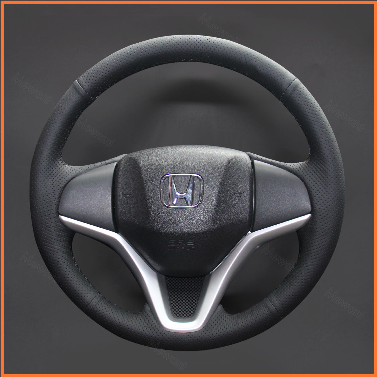 MEWANT Steering Wheel Cover for Honda Jazz 2015-2020 / HR-V HRV 2015-2020