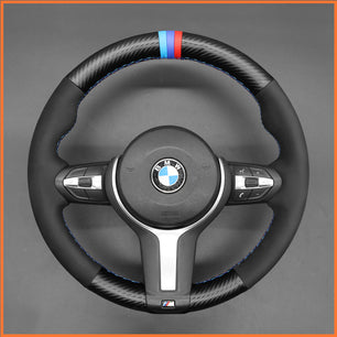 MEWANT Lenkradbezug für BMW (M Sport) 1 Series F20 F21 2 Series F45 3 Series F30 4 Series F32 5 Series F10 6 Series F12