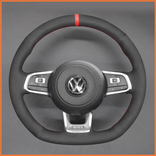MEWANT Lenkradbezug für Volkswagen VW Golf Jetta Polo Scirocco Arteon Passat Tiguan T-Roc（