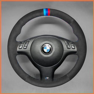 MEWANT Lenkradbezug für BMW 3 Series E46 E46 E45 2000-2004 / 5 Series E39 M3 E46 M5 E39 2000-2003
