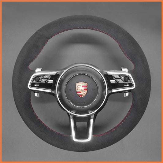 MEWANT Lenkradbezug für Porsche 718 Boxster / 718 Cayman  / 718 Spyder / 911 (991) / 918 Spyder / Cayenne / Macan / Panamera