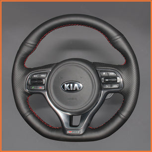 MEWANT Lenkradbezug für Kia Sportage 4 (GT-Line) 2016-2018 / Optima 4 (GT-Line) 2016-2018