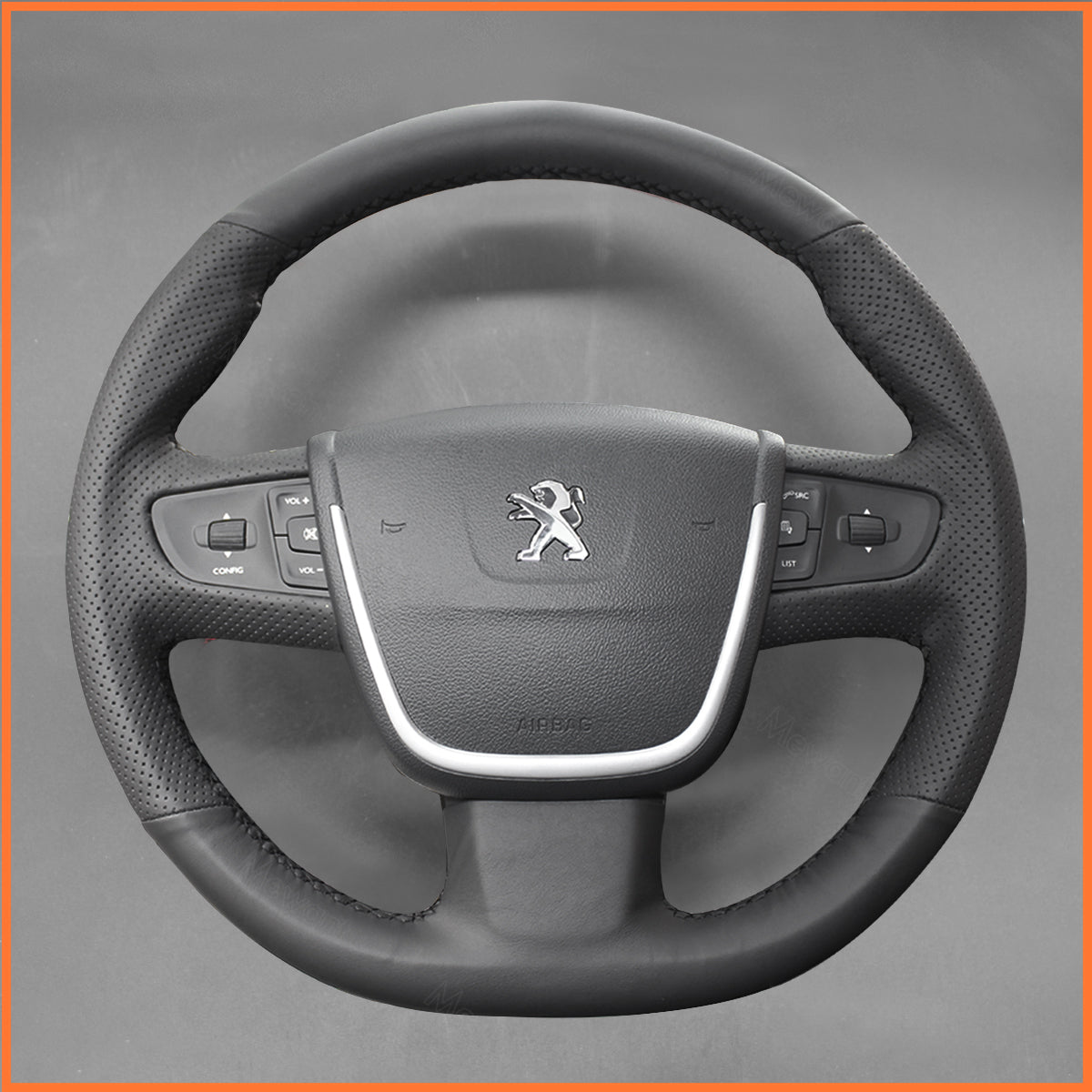 MEWANT Lenkradbezug für Peugeot 508 2011-2018 / 508 SW 2011-2018