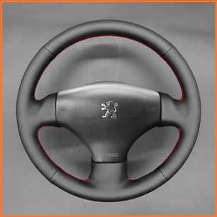 MEWANT steering wheel cover for Peugeot 206 2001-2009 / 206 SW 2002-2007