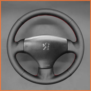 MEWANT steering wheel cover for Peugeot 206 2001-2009 / 206 SW 2002-2007